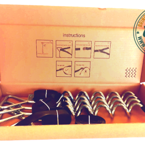 Soft surface anchoring kit - Heavy Duty Straps & Corkscrew Pegs x 4
