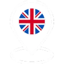 Outline of the U.S. map with a checkmark badge